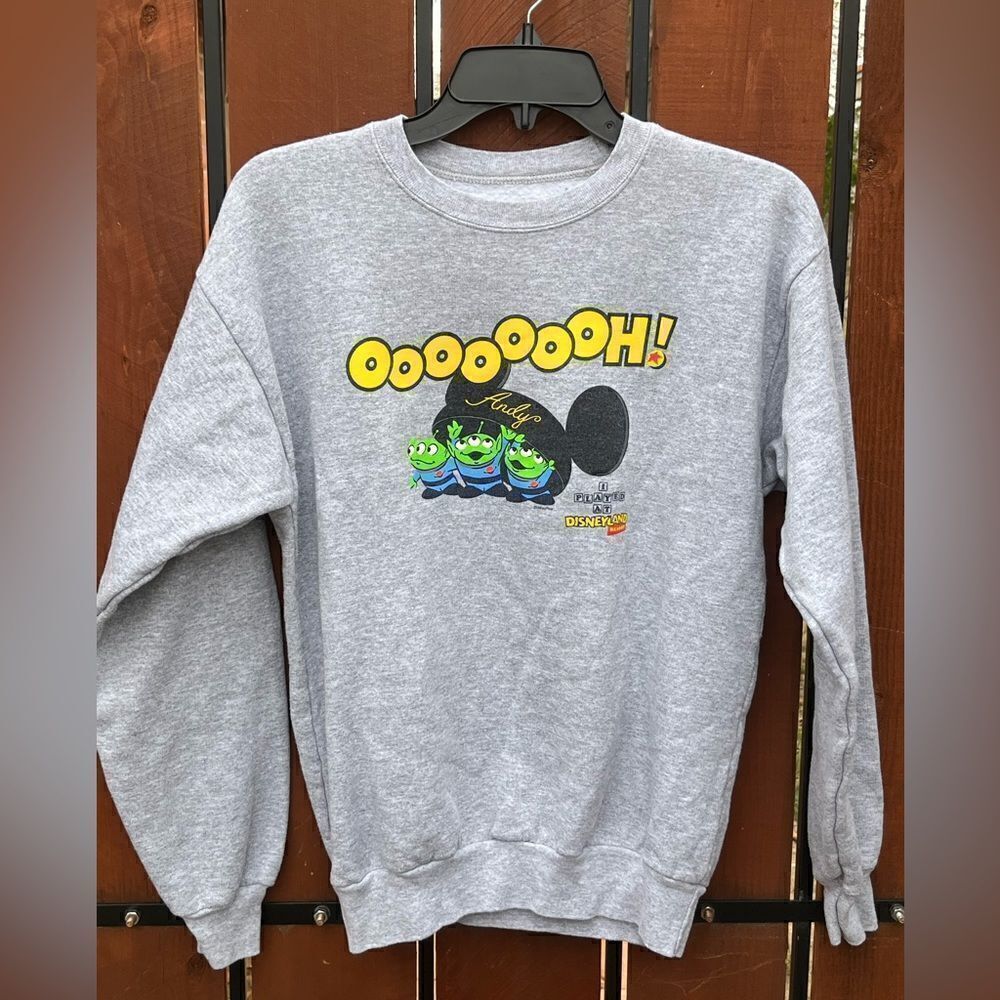 Disneyland Disney parks Toy Story alien Crew Neck Sweater XL youth